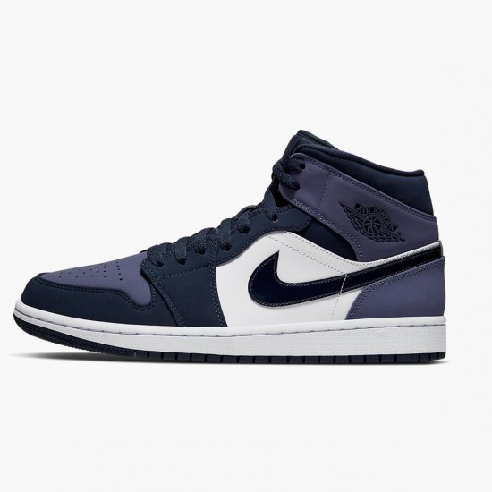 Nike Air Jordan 1 Mid Sanded Purple Dam/Herr 554724-445 Skor Nike Air Jordan 1 Mid Sanded Purple Dam/Herr 554724-445 Skor