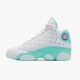Nike Air Jordan 13 Retro Aurora Green Dams 439358-100 Skor Nike Air Jordan 13 Retro Aurora Green Dams 439358-100 Skor