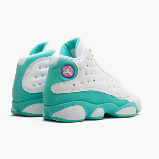 Nike Air Jordan 13 Retro Aurora Green Dams 439358-100 Skor Nike Air Jordan 13 Retro Aurora Green Dams 439358-100 Skor