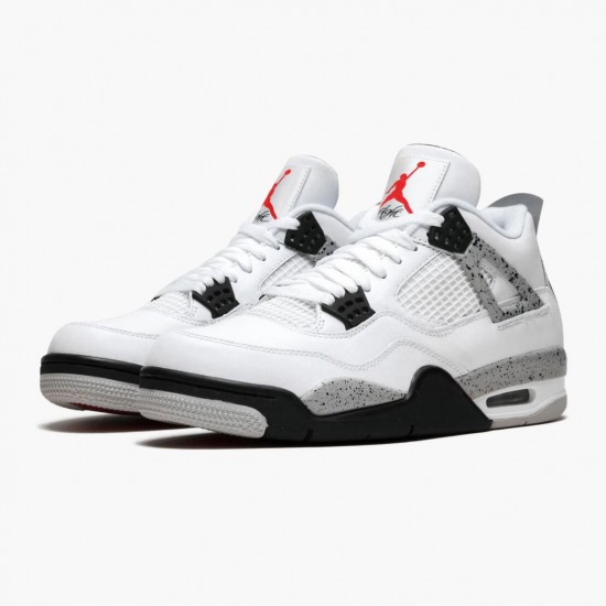 Nike Air Jordan 4 Retro OG White Cement Herr 840606-192 Skor Nike Air Jordan 4 Retro OG White Cement Herr 840606-192 Skor