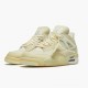 Nike Air Jordan 4 Retro Off-White Sail Dam/Herr CV9388-100 Skor Nike Air Jordan 4 Retro Off-White Sail Dam/Herr CV9388-100 Skor