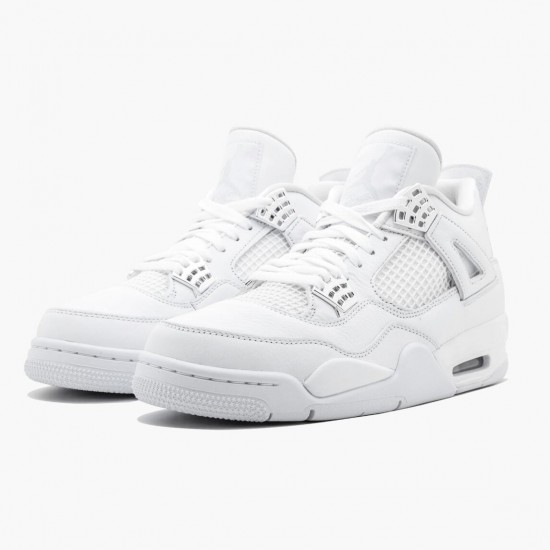 Nike Air Jordan 4 Retro Pure Money Dam/Herr 308497-100 Skor Nike Air Jordan 4 Retro Pure Money Dam/Herr 308497-100 Skor