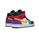 Jordan Skor Jordans 1 Mid “Multicolor” White vit 554724 125 Jordan Skor Jordans 1 Mid “Multicolor” White vit 554724 125