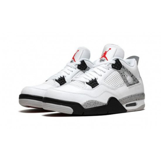Jordan Skor Jordans 4 White Cement WHITE vit 840606 192 Jordan Skor Jordans 4 White Cement WHITE vit 840606 192