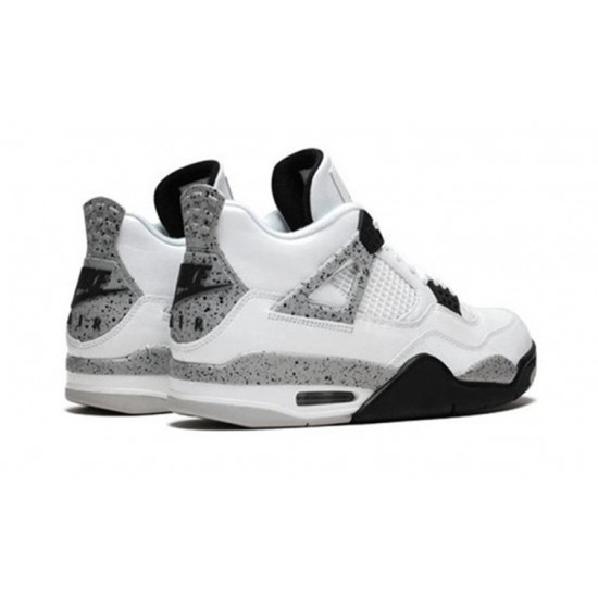 Jordan Skor Jordans 4 White Cement WHITE vit 840606 192 Jordan Skor Jordans 4 White Cement WHITE vit 840606 192