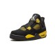 Jordan Skor Jordans 4 Thunder BLACK Svart 308497 008 Jordan Skor Jordans 4 Thunder BLACK Svart 308497 008