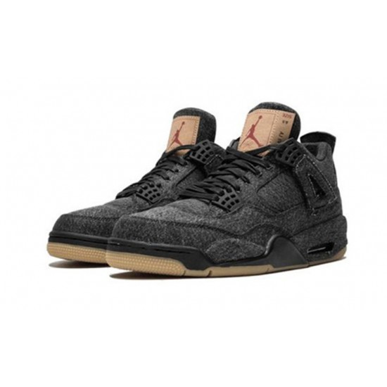 Jordan Skor Jordans 4 X Levis BLACK Svart AO2571 001 Jordan Skor Jordans 4 X Levis BLACK Svart AO2571 001