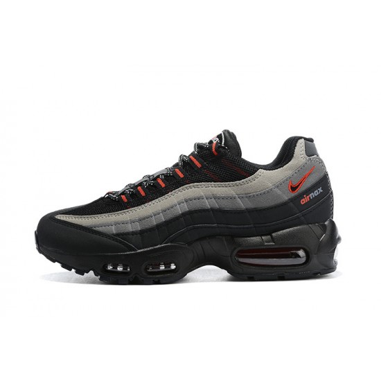 Air Max 95 TT Svart Grå Röd CW7477-001 Män Skor