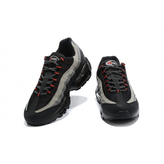 Air Max 95 TT Svart Grå Röd CW7477-001 Män Skor