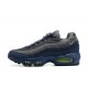Air Max 95 TT Grå Blå and Svart Svart DA1504-400  Män Skor