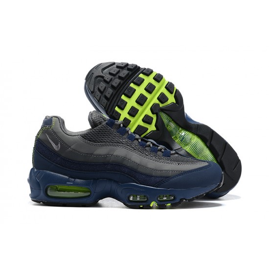 Air Max 95 TT Grå Blå and Svart Svart DA1504-400  Män Skor