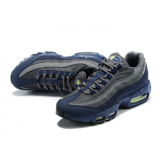 Air Max 95 TT Grå Blå and Svart Svart DA1504-400  Män Skor