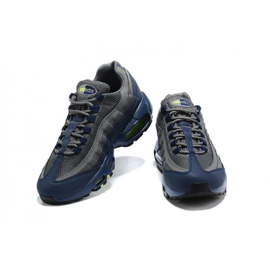 Air Max 95 TT Grå Blå and Svart Svart DA1504-400  Män Skor