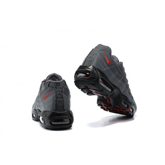 Air Max 95 TT Grå Röd and Svart Män Skor