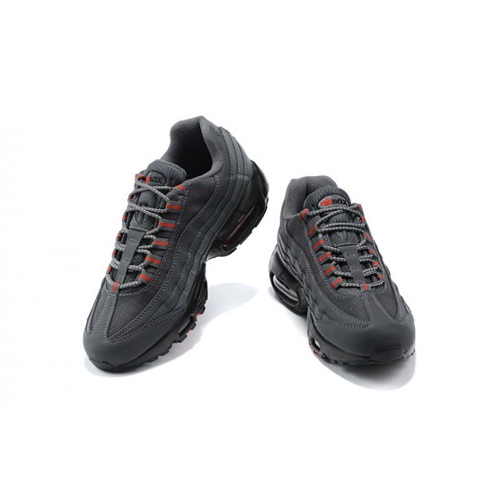 Air Max 95 TT Grå Röd and Svart Män Skor