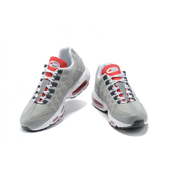 Air Max 95 TT Grå Vit and Röd Män Skor 