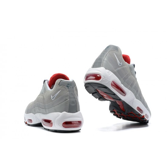 Air Max 95 TT Grå Vit and Röd Män Skor 