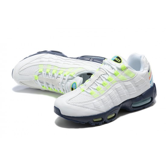 Air Max 95 TT Vit Blå DX1819-100 Män Skor