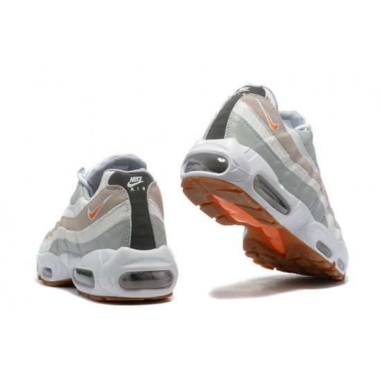 Air Max 95 TT Vit Grå and Orange DM0011-100  Män Skor