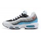 Air Max 95 TT Vit Röd Svart CV6971-100 Män Skor