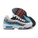 Air Max 95 TT Vit Röd Svart CV6971-100 Män Skor
