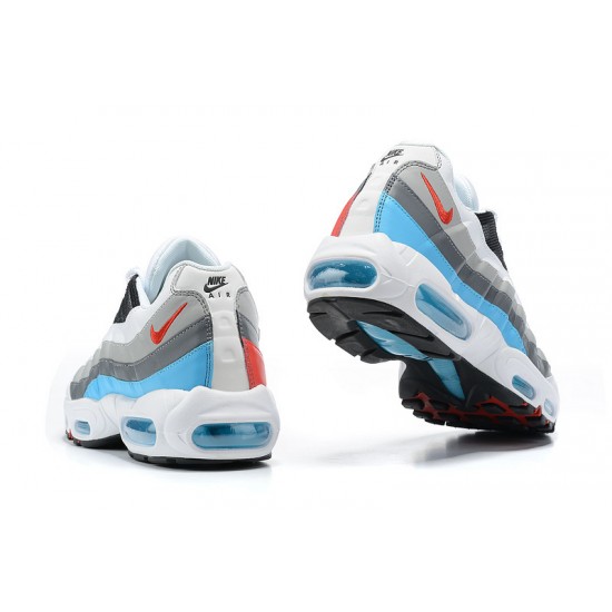 Air Max 95 TT Vit Röd Svart CV6971-100 Män Skor