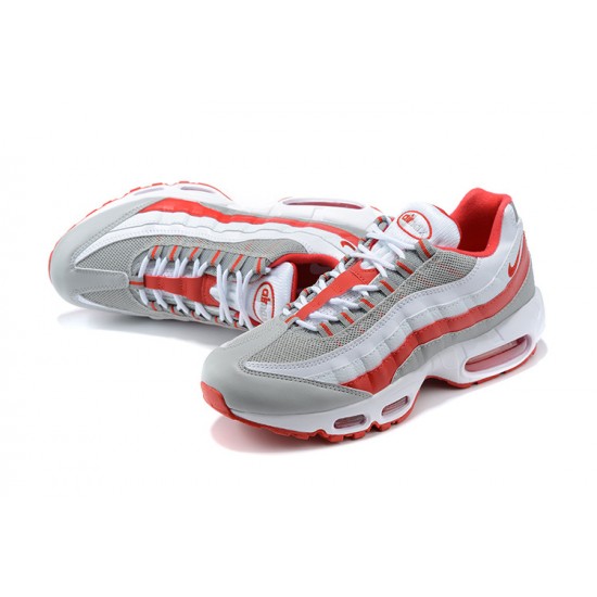 Air Max 95 TT Vit Röd and Grå Män Skor