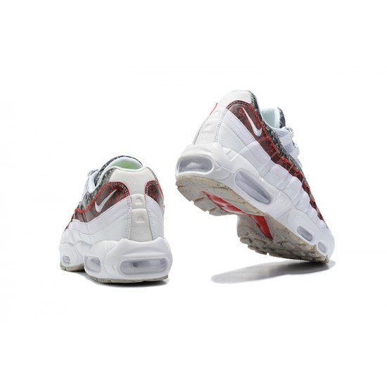 Air Max 95 TT Vit and Röd Män Skor