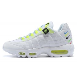 Air Max 95 TT Worldwide Vit Gul CV9030-100 Kvinnor/Män Skor
