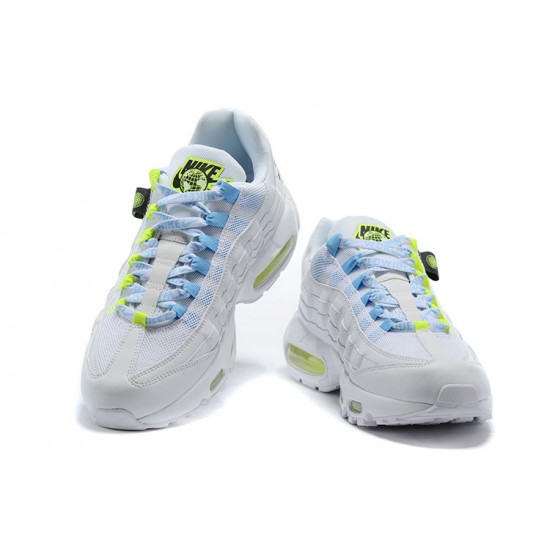 Air Max 95 TT Worldwide Vit Gul CV9030-100 Kvinnor/Män Skor