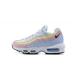 Air Max 95 TT Blå Gul Rosa Kvinnor Skor
