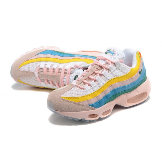 Air Max 95 TT Gul Rosa Vit DQ9323-200 Kvinnor Skor