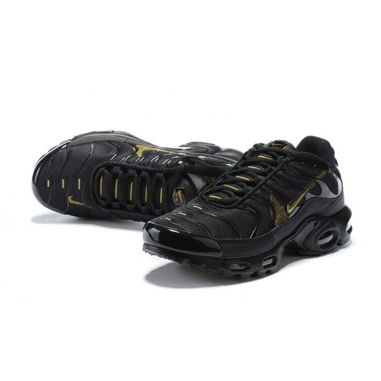Air Max Plus Tn Svart Guld Män Skor Air Max Plus Tn Svart Guld Män Skor