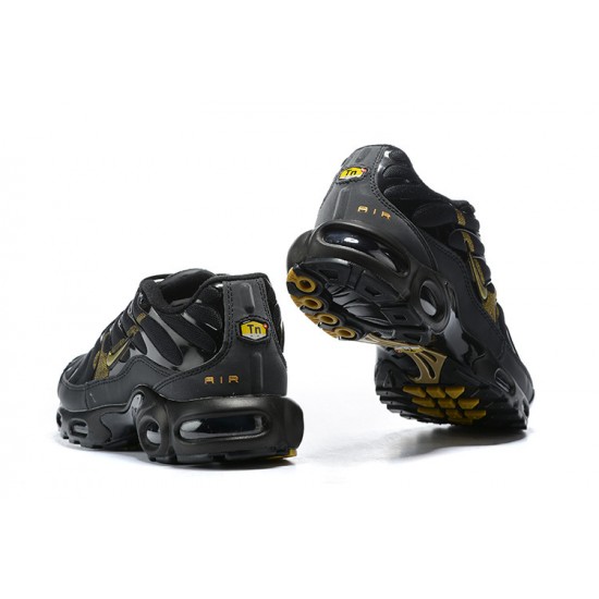 Air Max Plus Tn Svart Guld Män Skor Air Max Plus Tn Svart Guld Män Skor
