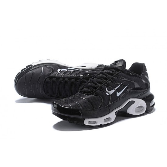 Air Max Plus Tn Svart and Vit Män Skor Air Max Plus Tn Svart and Vit Män Skor