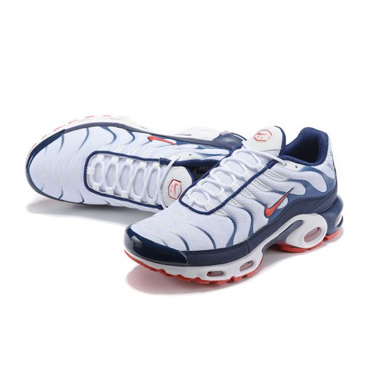 Air Max Plus Tn QS Vit Blå and Röd Män Skor Air Max Plus Tn QS Vit Blå and Röd Män Skor