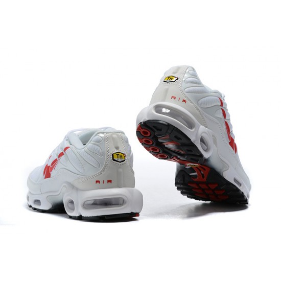 Air Max Plus Tn Vit Röd CU3454-100 Män Skor Air Max Plus Tn Vit Röd CU3454-100 Män Skor