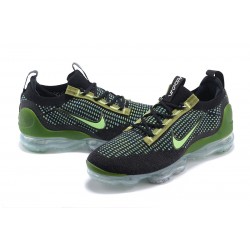 Air VaporMax 2021 Flyknit Svart Grön DQ7640-001 Kvinnor/Män Skor