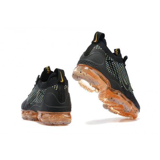 Air VaporMax 2021 Flyknit Svart Orange Kvinnor/Män Skor Air VaporMax 2021 Flyknit Svart Orange Kvinnor/Män Skor