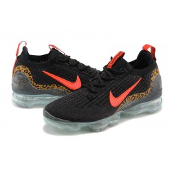 Air VaporMax 2021 Flyknit Svart Röd Kvinnor/Män Skor