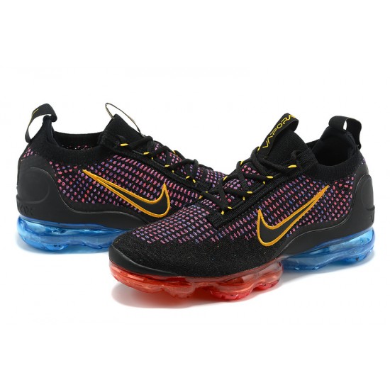 Air VaporMax 2021 Flyknit Svart Röd and Blå Kvinnor/Män Skor Air VaporMax 2021 Flyknit Svart Röd and Blå Kvinnor/Män Skor