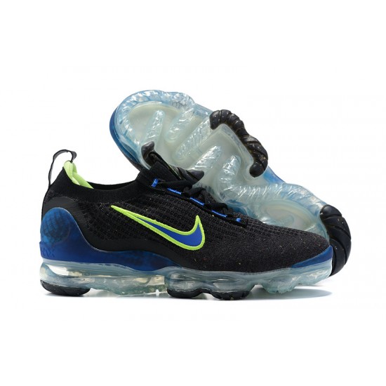 Air VaporMax 2021 Flyknit Blå Svart and Grön Kvinnor/Män Skor Air VaporMax 2021 Flyknit Blå Svart and Grön Kvinnor/Män Skor