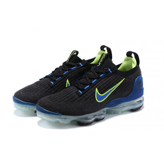 Air VaporMax 2021 Flyknit Blå Svart and Grön Kvinnor/Män Skor Air VaporMax 2021 Flyknit Blå Svart and Grön Kvinnor/Män Skor