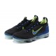 Air VaporMax 2021 Flyknit Blå Svart and Grön Kvinnor/Män Skor Air VaporMax 2021 Flyknit Blå Svart and Grön Kvinnor/Män Skor