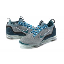 Air VaporMax 2021 Flyknit Blå Grå DC9394-400 Kvinnor/Män Skor