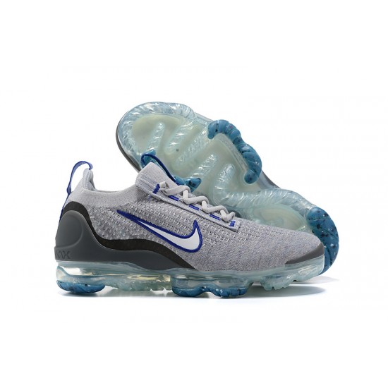 Air VaporMax 2021 Flyknit Grå Blå Kvinnor/Män Skor Air VaporMax 2021 Flyknit Grå Blå Kvinnor/Män Skor