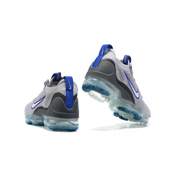 Air VaporMax 2021 Flyknit Grå Blå Kvinnor/Män Skor Air VaporMax 2021 Flyknit Grå Blå Kvinnor/Män Skor