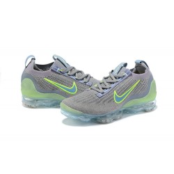 Air VaporMax 2021 Flyknit Grå Grön DH4084-003 Kvinnor/Män Skor