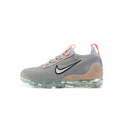 Air VaporMax 2021 Flyknit Grå Orange DH4084-002 Kvinnor/Män Skor