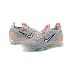 Air VaporMax 2021 Flyknit Grå Orange DH4084-002 Kvinnor/Män Skor